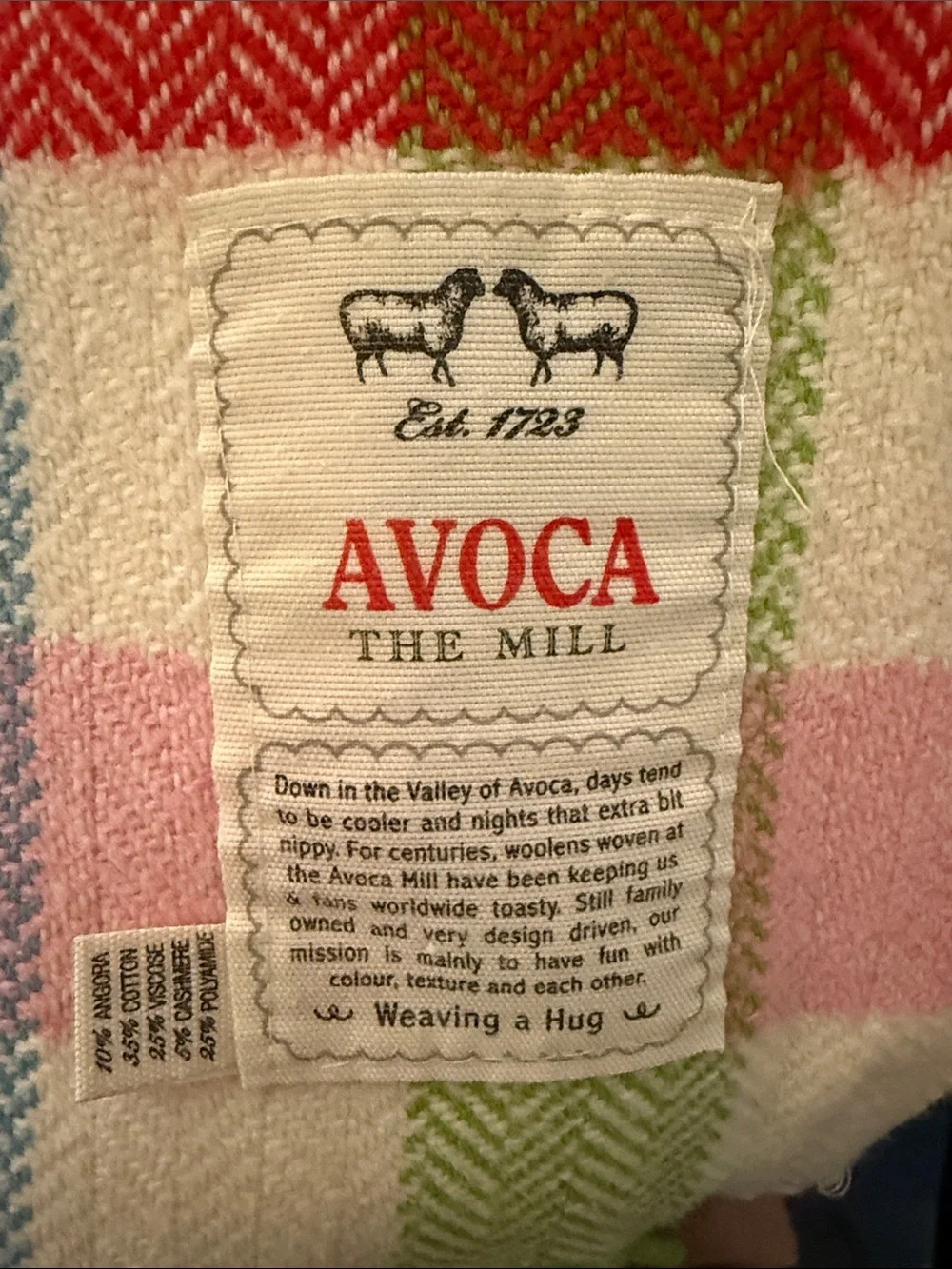 VGUC Avoca Mills Throw Blanket